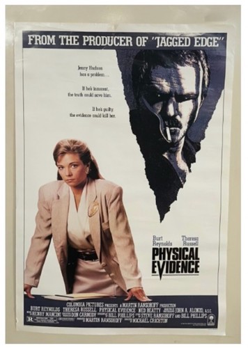 Physical Evidence (1989) Original Movie Poster – Burt Reynolds-27x41