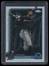 2025 Topps Chrome #115 Xavier Edwards Lightboard Logo Base Variations