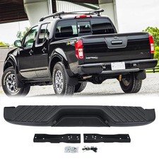 Black Steel Rear Bumper Assembly For 1998-2004 Nissan Frontier Wo Sensor Hole Black Steel Rear Bumper Assembly For 1998-2004 Nissan Frontier Wo Sensor Hole