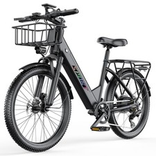 7-Speed Electric Bike for Adults 1500W 26" Ebike 30 MPH 65 Miles Dual Brake US