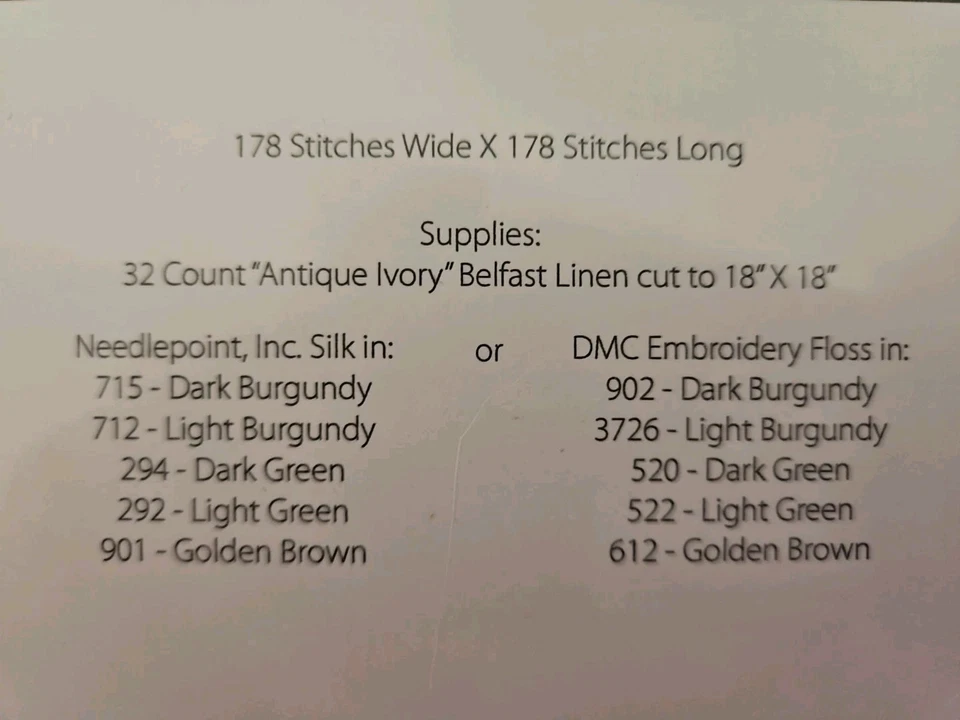 The Drawn Thread TOCCATA NUMBER FIVE Counted Cross & Specialty Stitch Pattern - Image 3 of 4