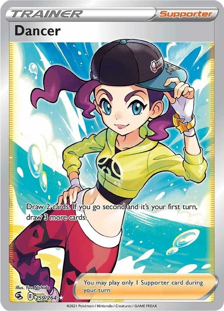 Pokemon Card TCG - Dancer 259 Full Art Ultra Rare Fusion Strike Near Mint