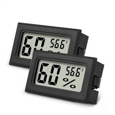 Mini Hygrometer Thermometer 2PCS Mini Digital...