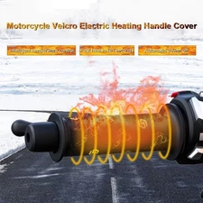 Motorcycle Heating Handle Grip 12V 3-Gear Thermal Handlebar Heater Warmer