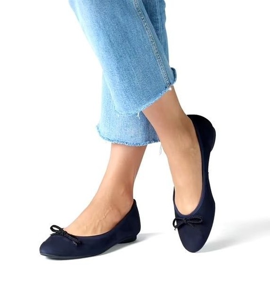 Women Paul Green Heels Navy Suede 38 #6HW9
