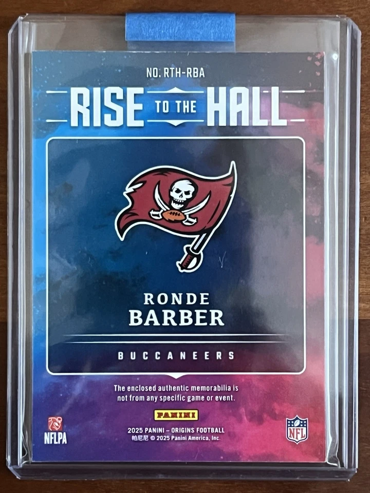 Panini Origins Rise to The Hall 2025 | Ronde Barber 3/10 - ¡Parche enfermo! Foto 4 de 4