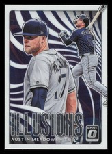 2020 Donruss Optic Optic Illusions #OI-12 Austin Meadows Tampa Bay Rays