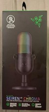 Razer Seiren V3 Chroma RGB USB Microphone Black Gaming Streamer SAZ-RZ19-0506