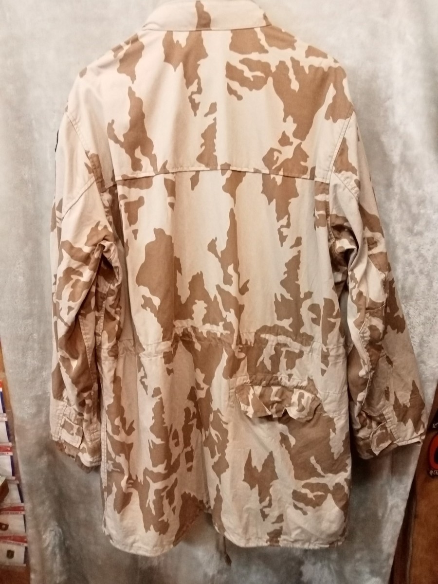 Original Czech army parka windproof jacket BDU desert camo | eBay