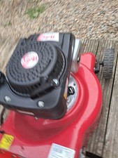 Lawn-King DK125 124.4cc Petrol Push Lawn Mower with Grass Catcher Red/Black