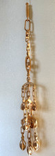 Impressive Wood Hand-Carved Hanging Sculpture Folk Art OOAK 750
