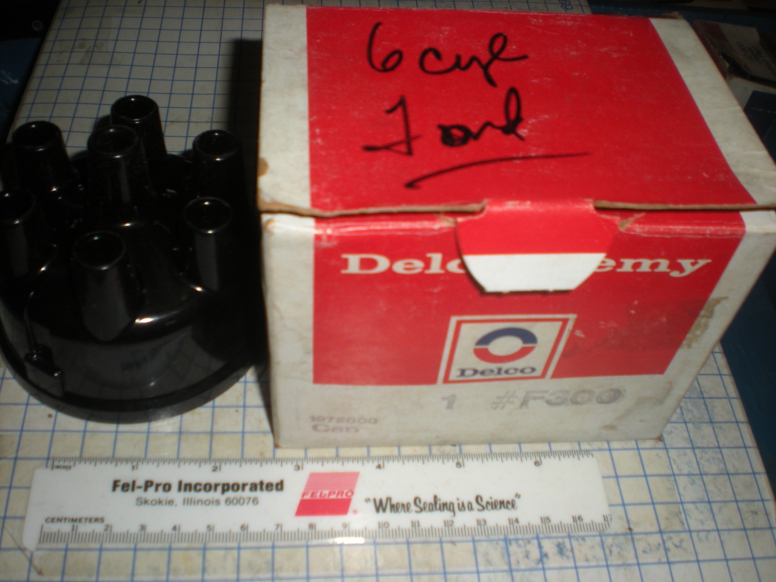 NEW AC Delco   F300  Distributor Cap Ford Mustang 1964-1973  DH4    A11