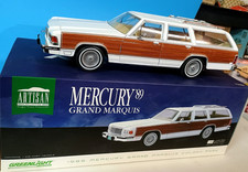 Greenlight Artisan 1989 Mercury Grand Marquis Wagon 1/18 diecast Rare