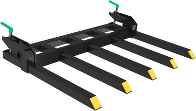 #ad 48quot; 2500 lbs Capacity Heavy Duty Clamp On Pallet Forks Bucket Attachments $135.99