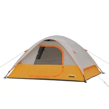 CORE 4 Person Straight Wall Cabin Tents Brand New and Sealed (GRAY/ORANGE)