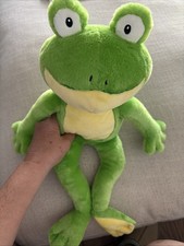 Frog Plush Very Soft 19 Unmarked