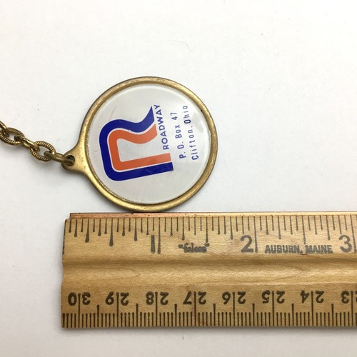 Vintage Roadway Express Ohio Keychain Key Ring Collectible Memorabilia - 第 3/3 張圖片
