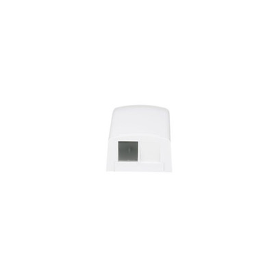 Panduit NK2BXWH-A Elongated Surface Mount Box Plenum ABS 2 Port White