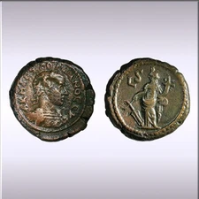 Roman Provincial Billon Tetradrachm Coin of Gordian III Alexandria, Milne 3452