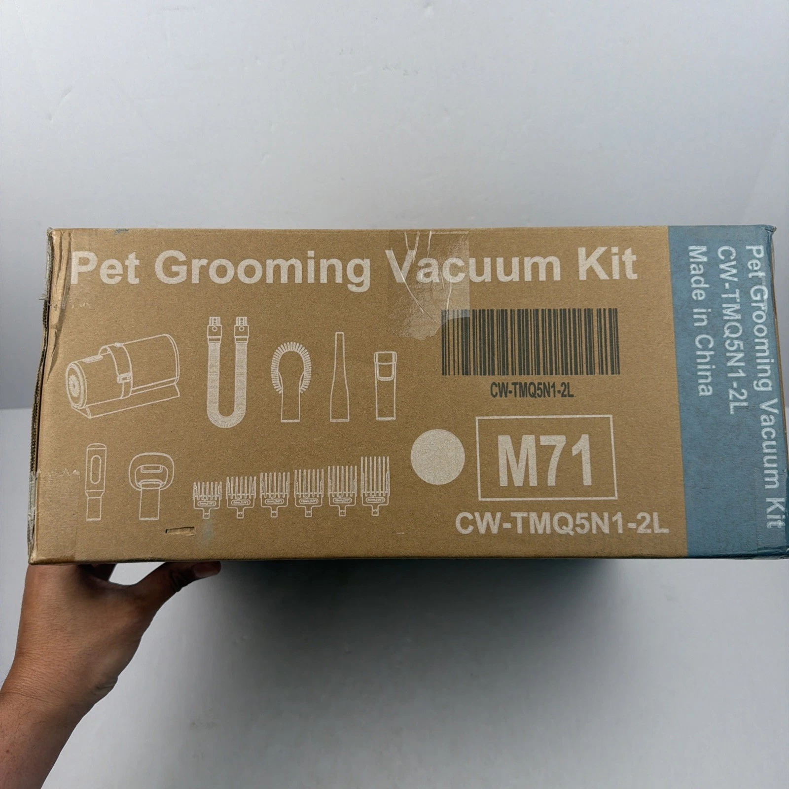 Pet Grooming Vacuum Kit White Model CW-TMQ5N1-2L MPN CW-TMQ5N1-2L