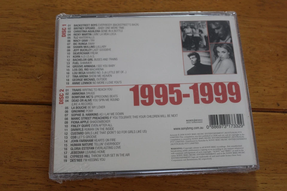 Various Artists CD The Essential Nineties 1995-1999 2 Disc Sony Rare New Pop Foto 2 de 2