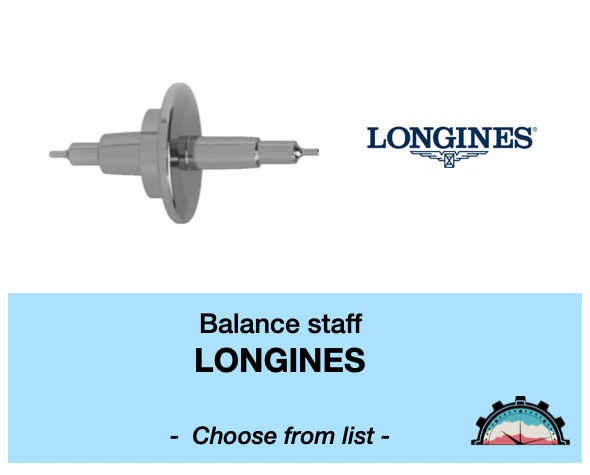 N°724 Axe de balancier - LONGINES - Menu déroulant [NOS] Balance staff - Photo 1/1