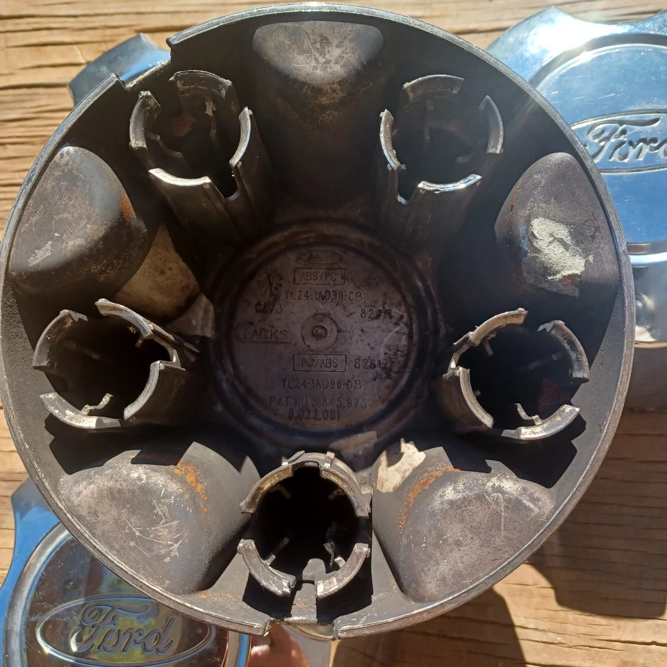 Ford Ranger or Explorer center cap set of 4, chrome 1998-2011 p/n YL24 1A096 CB - Image 3 of 3