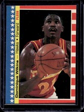 1987-88 Fleer Dominique Wilkins Stickers #7 Hawks