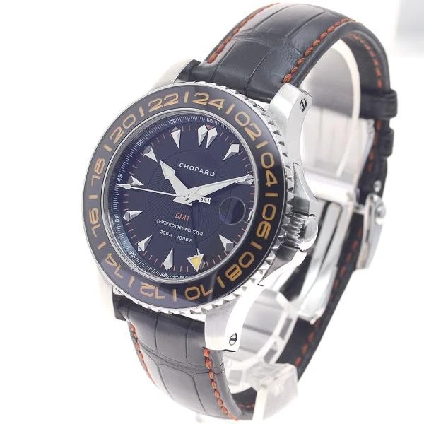 Chopard — Chopard L.U.C XP 8959 43mm SS Black Dial Automatic Date, GMT Watch #C11933