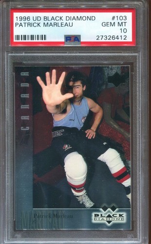 Patrick Marleau #103 1996 Upper Deck Black Diamond card