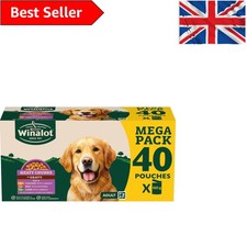 Allergen-Free Adult Dog Food Pouches - Mixed Meat 40x100g for Healthy Dogs 4.25 per kilo