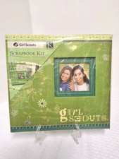 New green Girl Scout scrapbook kit 12x12