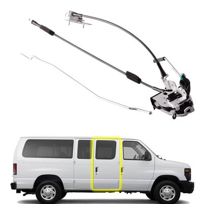 Side Hinged Door Latch Assembly for Ford E150 E250 E350 RH Side Door Lock Lat...