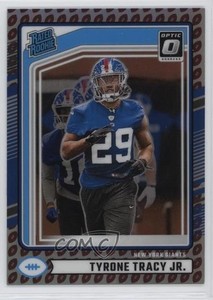 2024 Donruss Rated Optic Preview Football Emoji Prizm Tyrone Tracy Jr Rookie RC