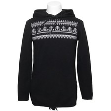 Dropdead, Kapuzenpullover, Größe: M, Schwarz/Weiß, Acryl/Wolle, Herren #3mT