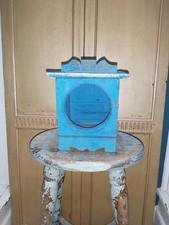 INDIAN RECLAIMED WOODEN PAINTED CABINET  WITH GLASS FRONT DOOR