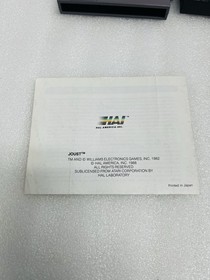 Joust Nintendo Entertainment System NES CIB W/ Manual