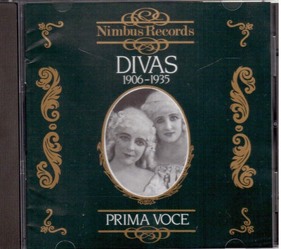 Divas: 1906 - 1935: Galli Curci, Melba, Ponselle, Norena usw. (Erste Stimme) CD