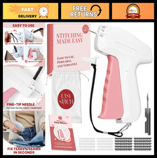 Quick Clothing Fix Stitch Gun - Tagging  Sewing Tool with 2000 Fasteners  Manu