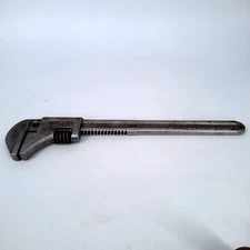 Diamond Horseshoe Logo USA C718 Big Adjustable 18" Smooth Jaw Monkey Wrench