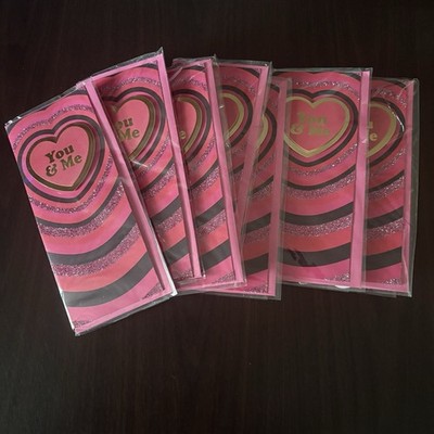 Voila You & Me Valentines Day Greeting Card Lot of 7 With Envelopes