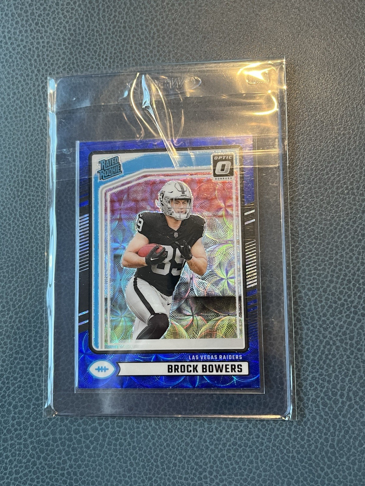 BROCK BOWERS 2024 DONRUSS OPTIC RATED ROOKIE BLUE SCOPE PRIZM #215 RC MINT