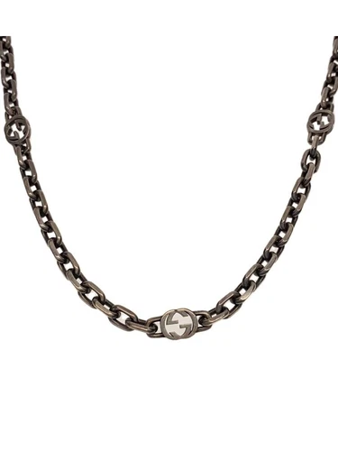 Collana Gucci SV925 Argento Uomo 620796 J8400 0811 Usata