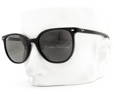 Ray-Ban Elliot Sunglasses RB 2197 901/48 Shiny Black Polarized Glass 52mm w/case