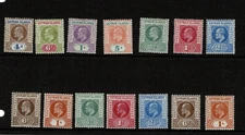 Cayman Islands 1902, 1905, 1907 Sets SG 3-16 Mounted Mint