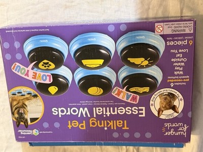 Hunger for Words Talking Pet 6 Piece Button Dog Communication Dog Toy No Mat