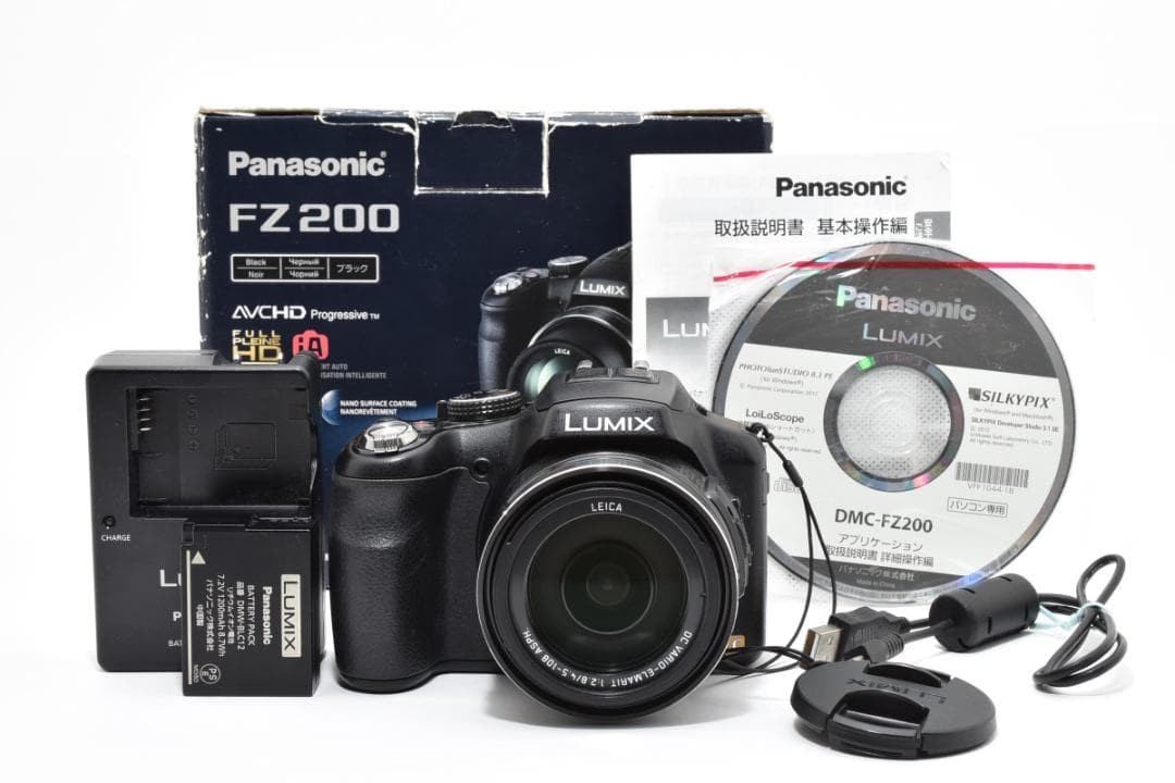 【美品・カメラケース付き】 パナソニック ルミックス DMC-FZ200-K Amazon | パナソニック デジタルカメラ ルミックス FZ200 光学24倍