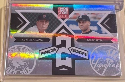 2005 Donruss Elite Face 2 Face #10 C.Schilling/D.Jeter~ NY Yankees! ~ 500/1500