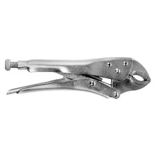 Performance Tool W30754 7" Metal Handle Curved Jaws Locking Pliers