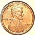 1918 Lincoln Wheat Cent UNC RedBrown. 108 Years Old. Lots Of Original Luster.